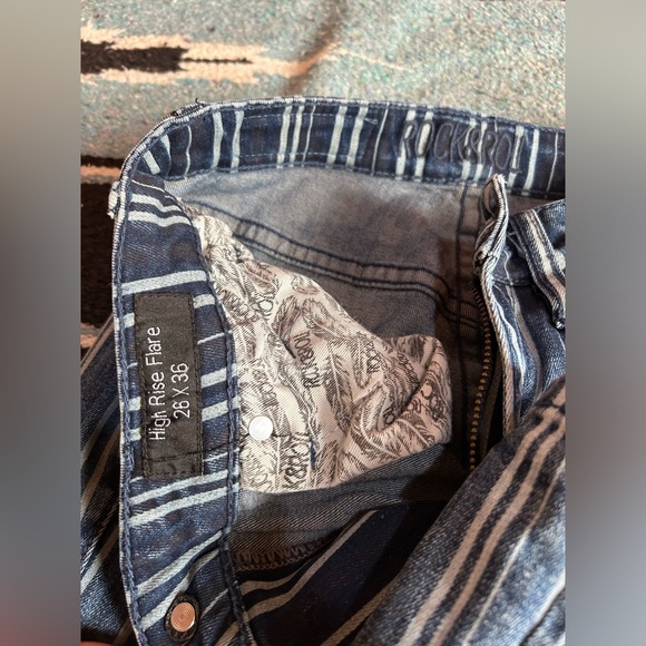 Rock and roll denim flares - Picture 3 of 4